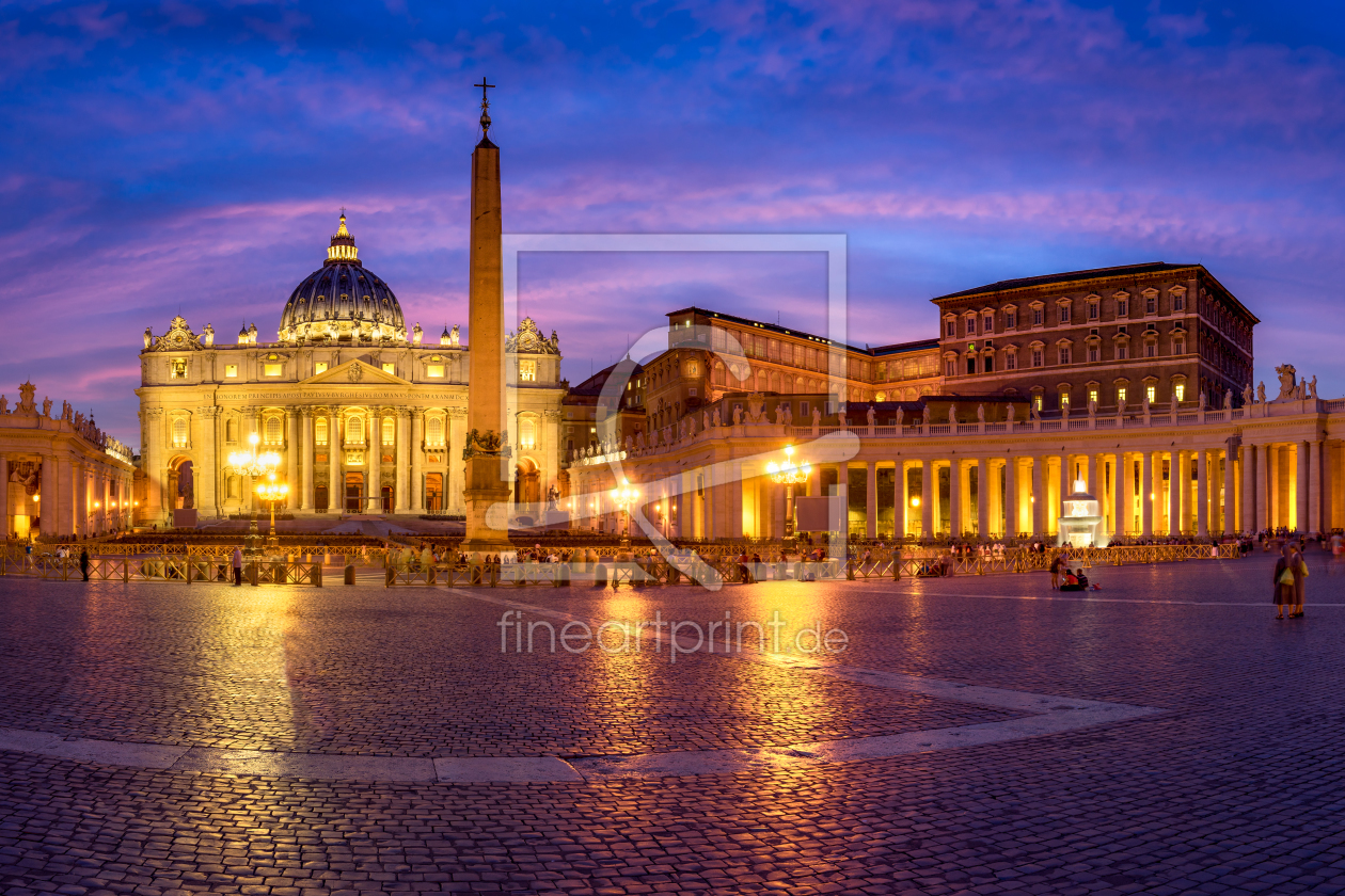 Bild-Nr.: 12090016 Petersplatz in Rom erstellt von eyetronic