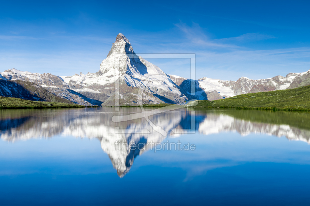 Bild-Nr.: 12090759 Stellisee und Matterhorn im Sommer erstellt von eyetronic