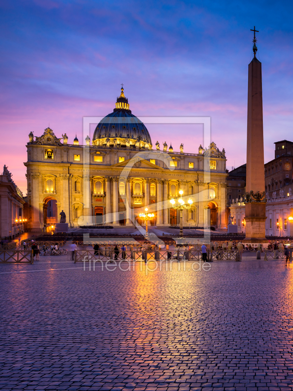 Bild-Nr.: 12091579 Petersdom in Rom erstellt von eyetronic
