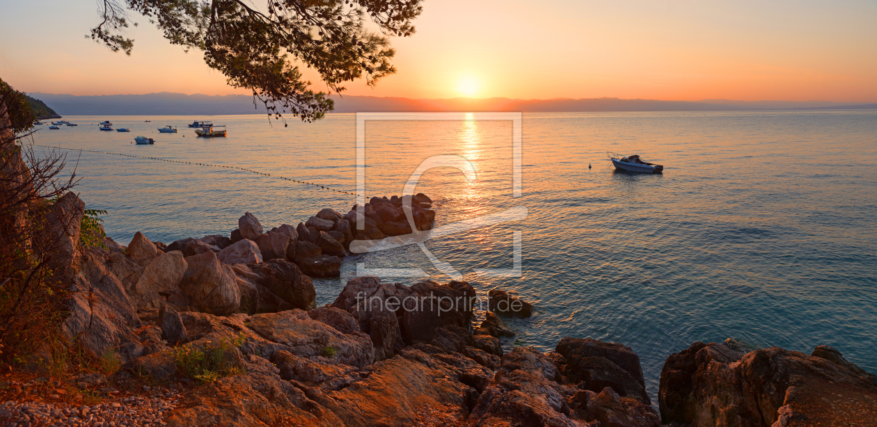 Bild-Nr.: 12091598 Sonnenuntergang Felsenküste Moscenicka Draga erstellt von SusaZoom