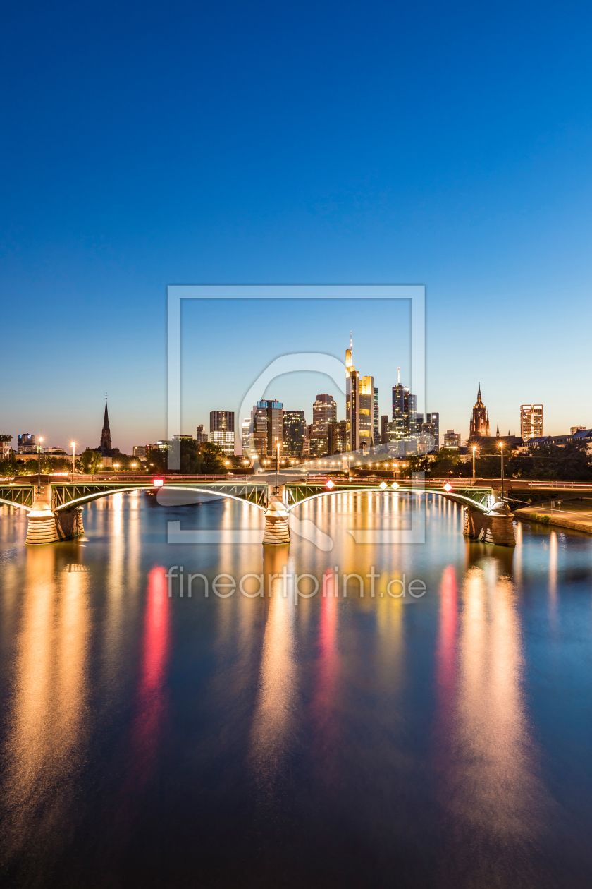 Bild-Nr.: 12093159 Skyline von Frankfurt am Main bei Nacht erstellt von dieterich