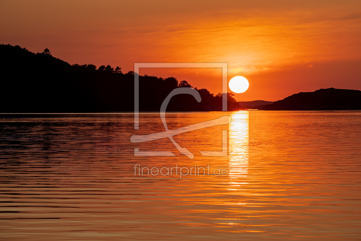 Bild-Nr.: 12094003 Sonnenuntergang in Fjällbacka in Schwede erstellt von Rico Ködder