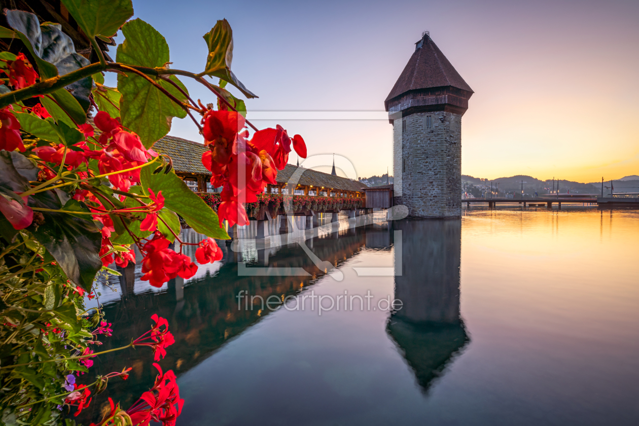Bild-Nr.: 12096612 Kapellbrücke in Luzern erstellt von eyetronic
