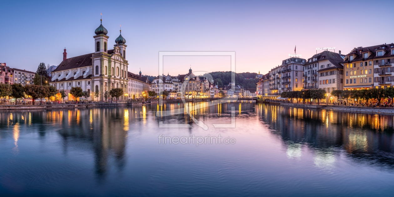 Bild-Nr.: 12096613 Altstadt von Luzern mit Jesuitenkirche erstellt von eyetronic