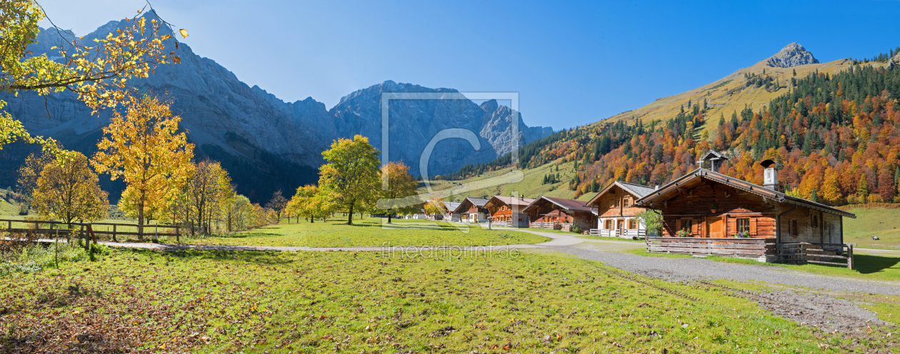 Bild-Nr.: 12096769 Engalmen im Karwendelgebirge Herbstlandschaft erstellt von SusaZoom