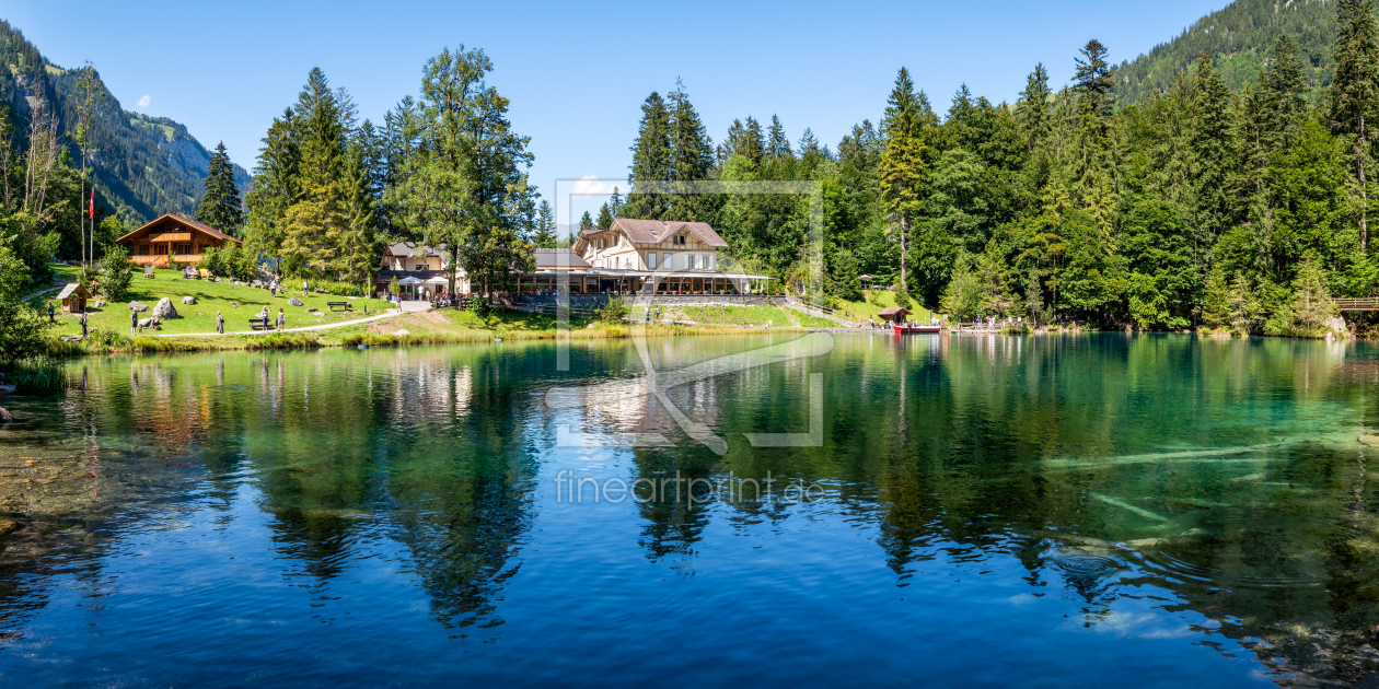 Bild-Nr.: 12097103 Blausee Panorama erstellt von eyetronic