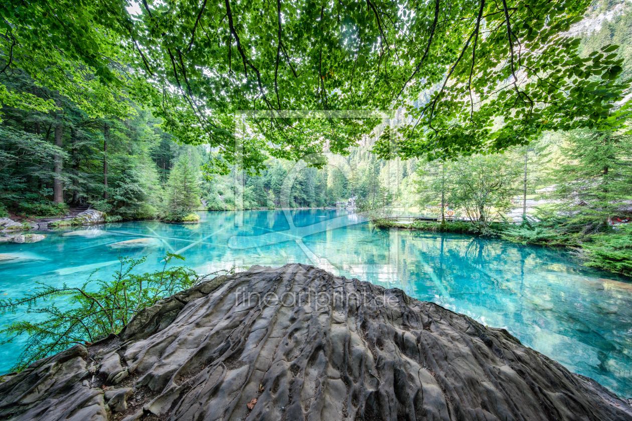 Bild-Nr.: 12097106 Blausee in der Schweiz erstellt von eyetronic