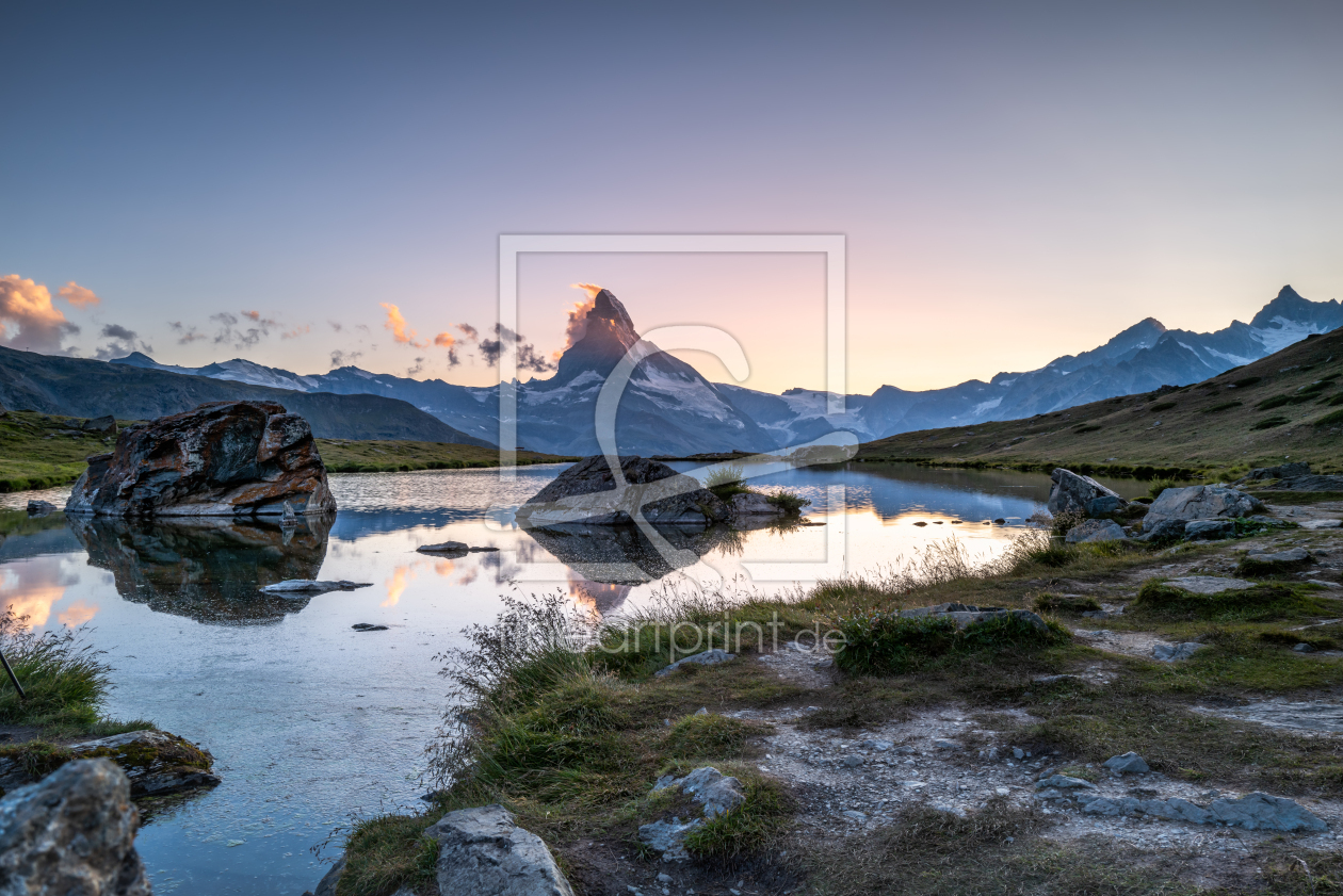 Bild-Nr.: 12097113 Stellisee und Matterhorn in den Schweizer Alpen erstellt von eyetronic