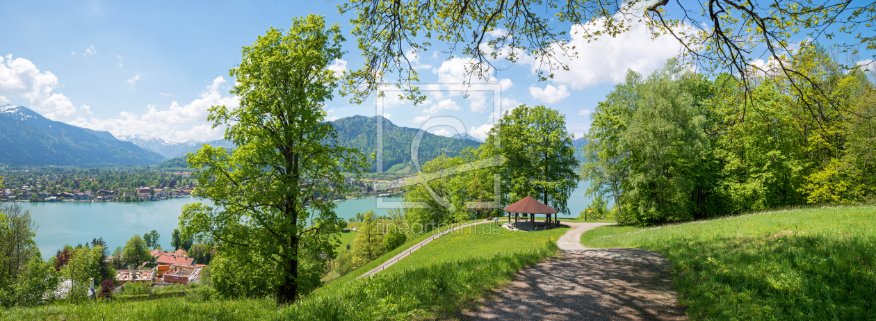 Bild-Nr.: 12098199 Frühling am Leeberg Aussichtspunkt Tegernseeblick erstellt von SusaZoom