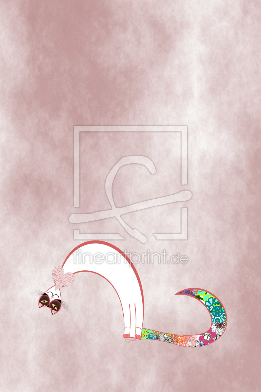 Bild-Nr.: 12101160 Moon Love Cat erstellt von catsandcolors