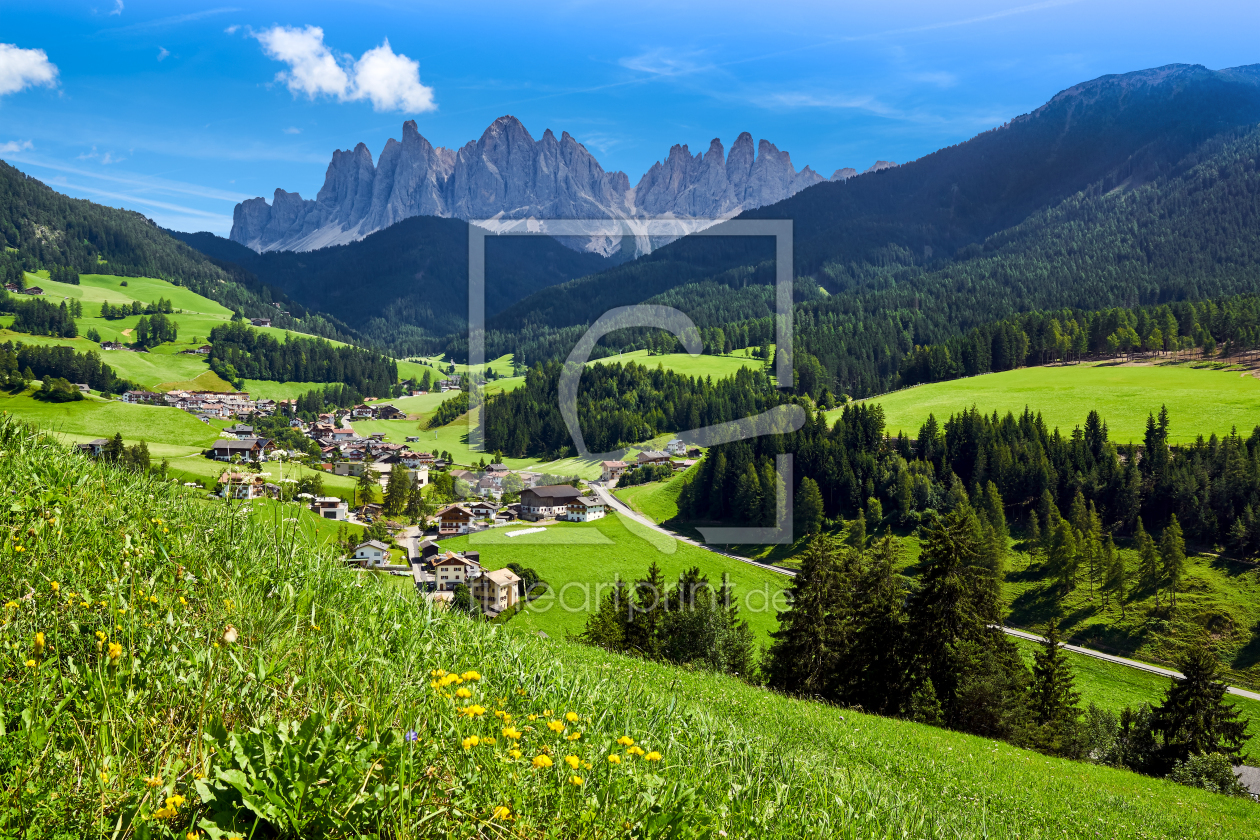 Bild-Nr.: 12101683 Villnösstal Dolomiten erstellt von Reiner Würz