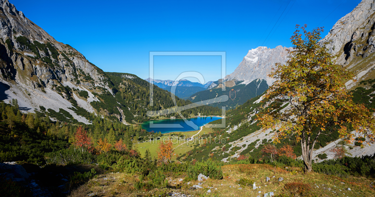 Bild-Nr.: 12104135 herbstliche Idylle Seebensee und Zugspitze erstellt von SusaZoom