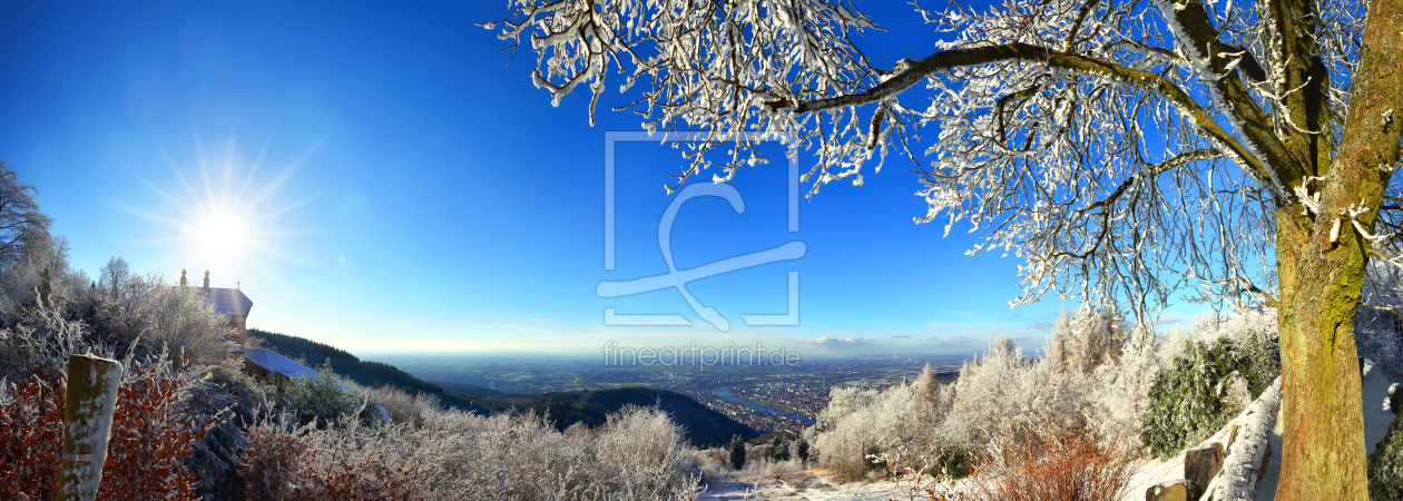 Bild-Nr.: 12106706 Panorama-Ausblick auf Heidelberg im Winter erstellt von Smileus