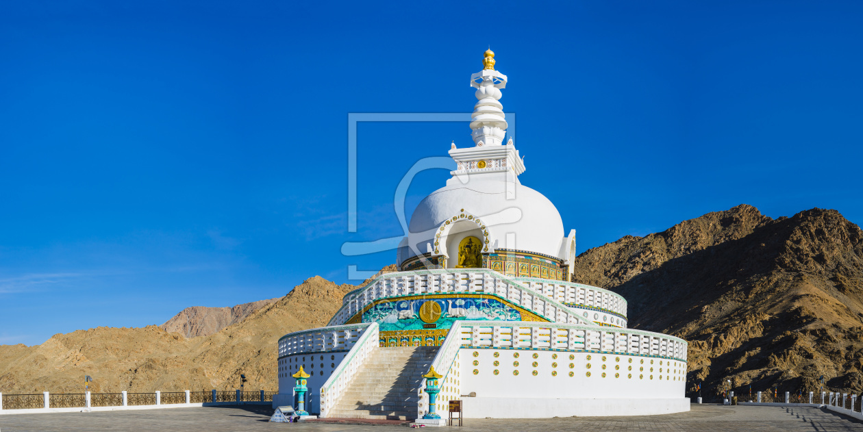 Bild-Nr.: 12107712 Shanti Stupa erstellt von Walter G. Allgöwer
