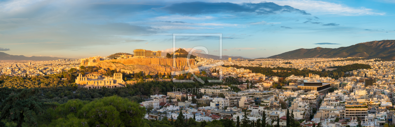 Bild-Nr.: 12107837 Panorama von Athen erstellt von Mapics