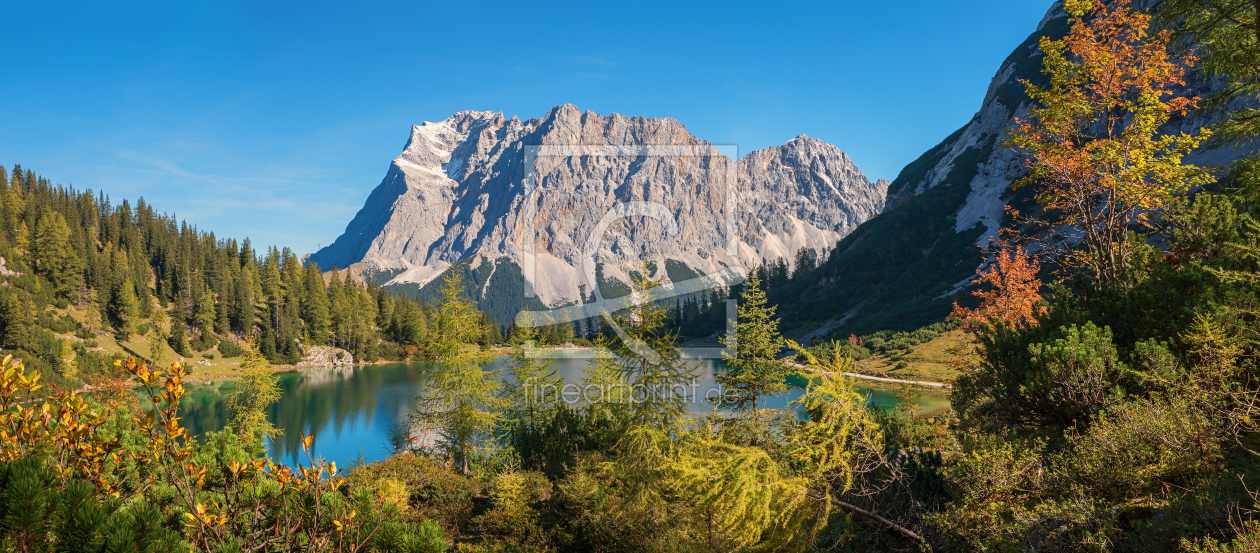 Bild-Nr.: 12109666 Herbstlandschaft Seebensee und Zugspitze erstellt von SusaZoom