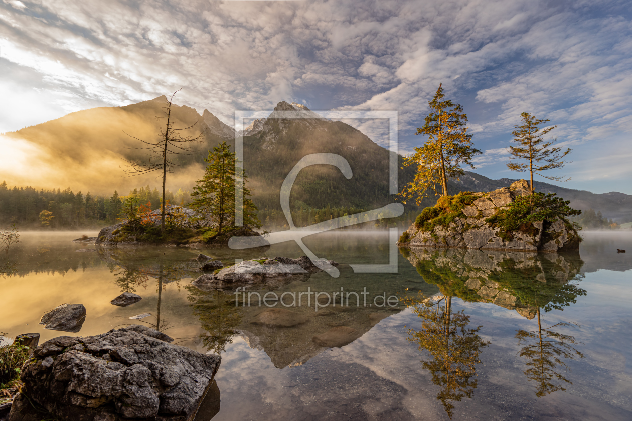 Bild-Nr.: 12111062 Sonnenaufgang Hintersee erstellt von FotoDeHRO