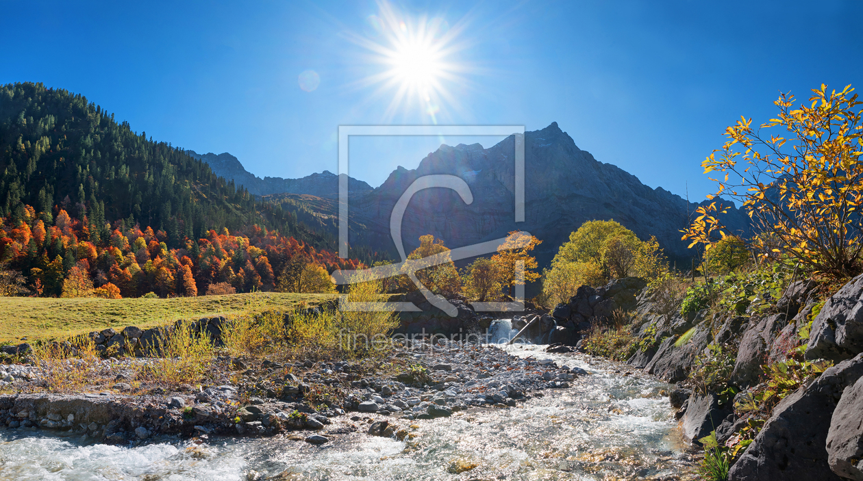 Bild-Nr.: 12121754 Rißbach im Karwendel Herbstlandschaft erstellt von SusaZoom