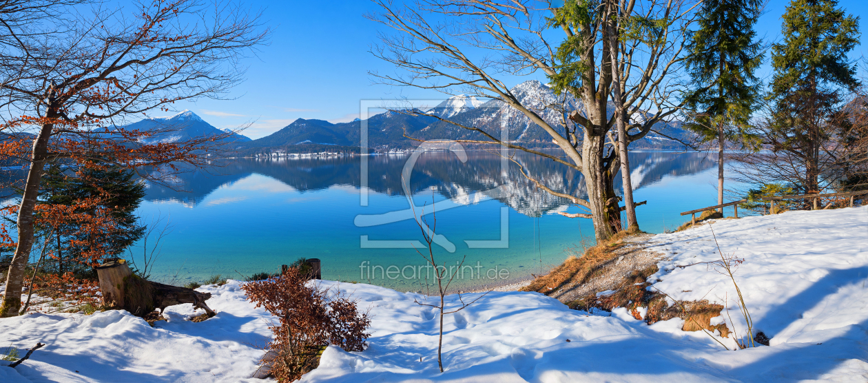 Bild-Nr.: 12121800 Wintermorgen am Walchensee erstellt von SusaZoom