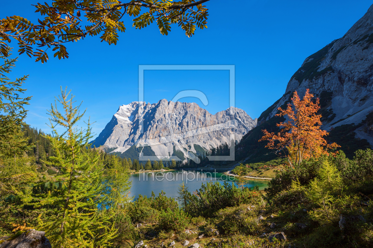 Bild-Nr.: 12122439 Seebensee und Zugspitze im Herbst Korrektur erstellt von SusaZoom