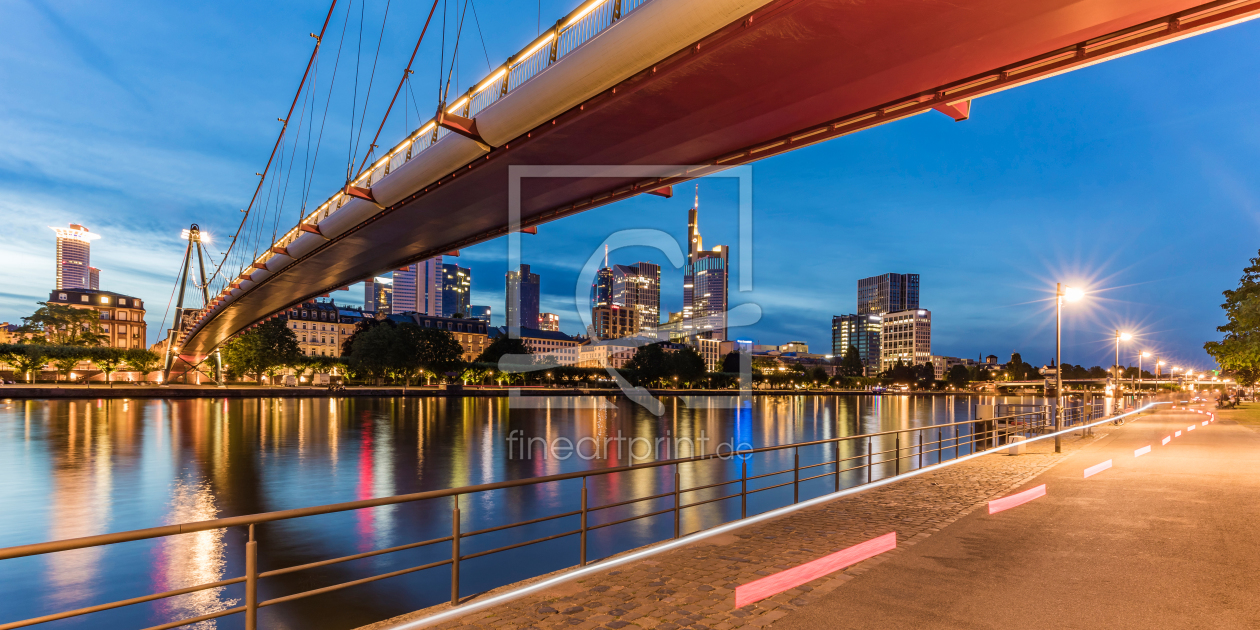 Bild-Nr.: 12142657 Holbeinsteg und Bankenviertel in Frankfurt am Main erstellt von dieterich