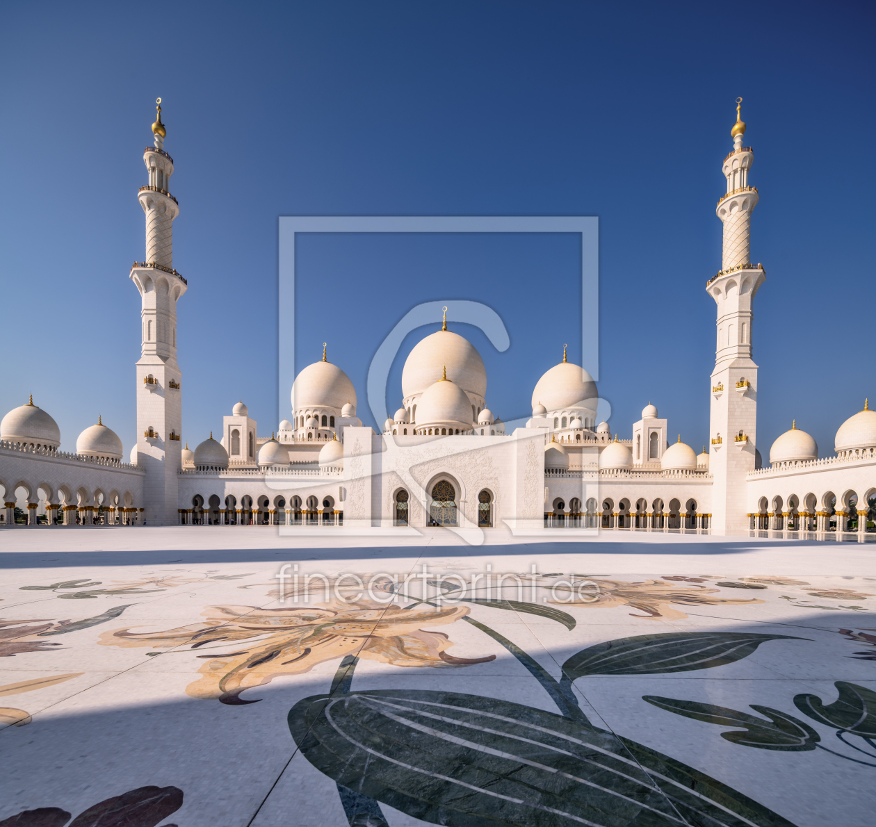 Bild-Nr.: 12150532 Sheikh Zayed Grand Mosque Abu Dhabi erstellt von Achim Thomae