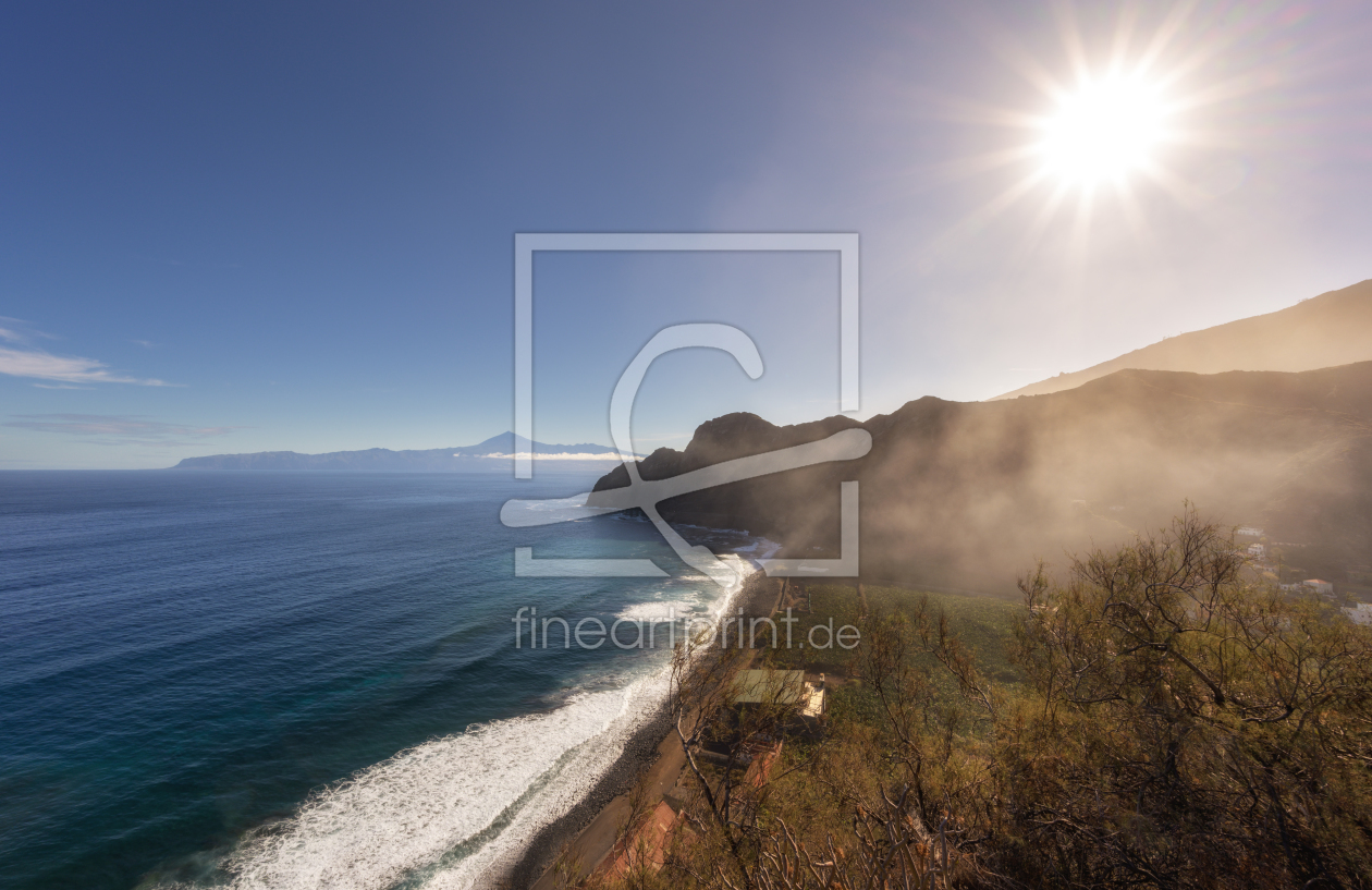 Bild-Nr.: 12155445 La Gomera mit Blick auf Teneriffa erstellt von Nordbilder