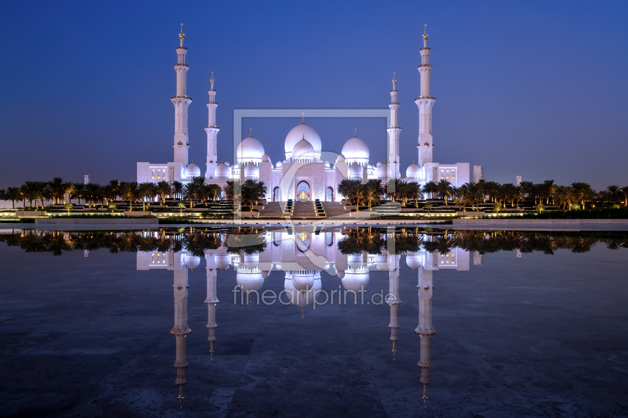 Bild-Nr.: 12155584 Sheikh Zayed Grand Mosque Abu Dhabi erstellt von Achim Thomae