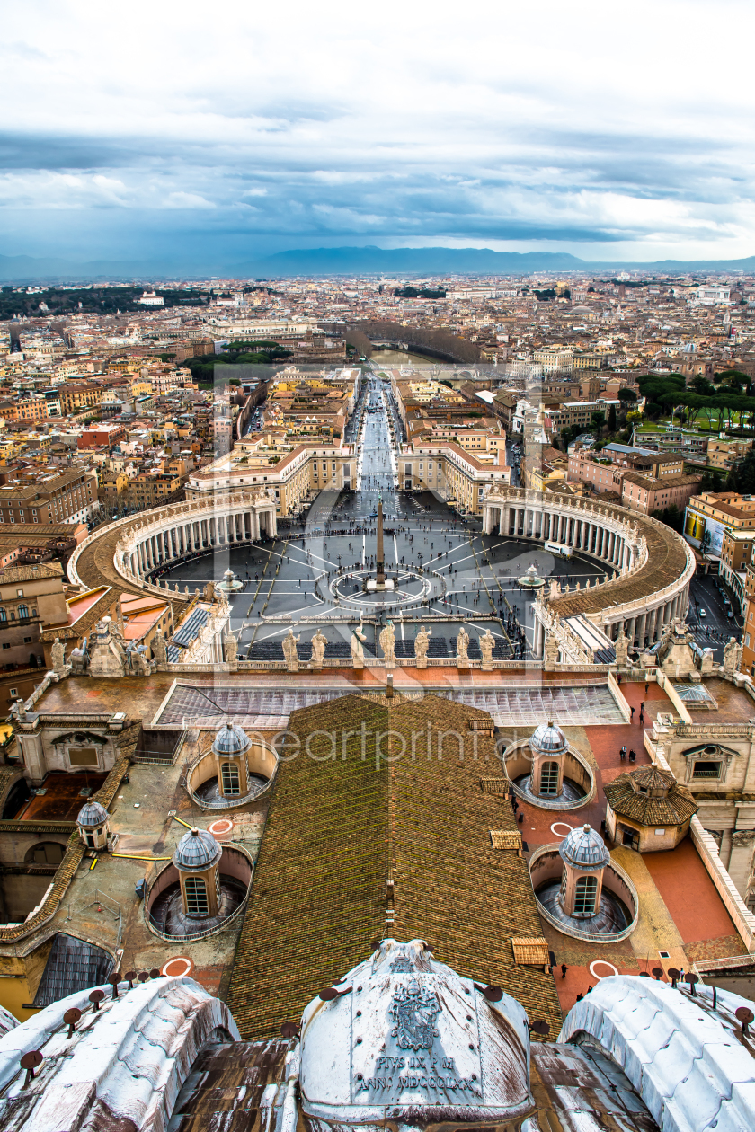 Bild-Nr.: 12156620 Petersplatz und Petersdom im Vatikan in Rom in Ita erstellt von grafxart