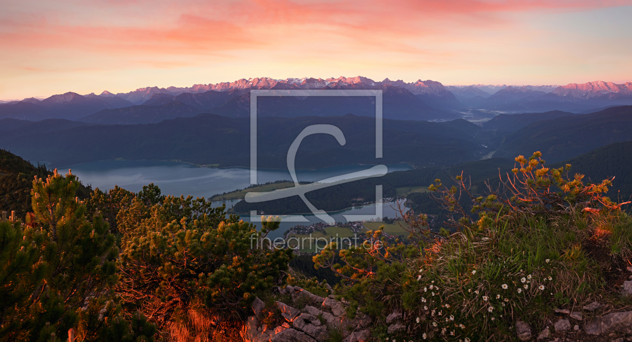 Bild-Nr.: 12165437 Sonnenaufgang am Martinskopf Walchenseeblick erstellt von SusaZoom