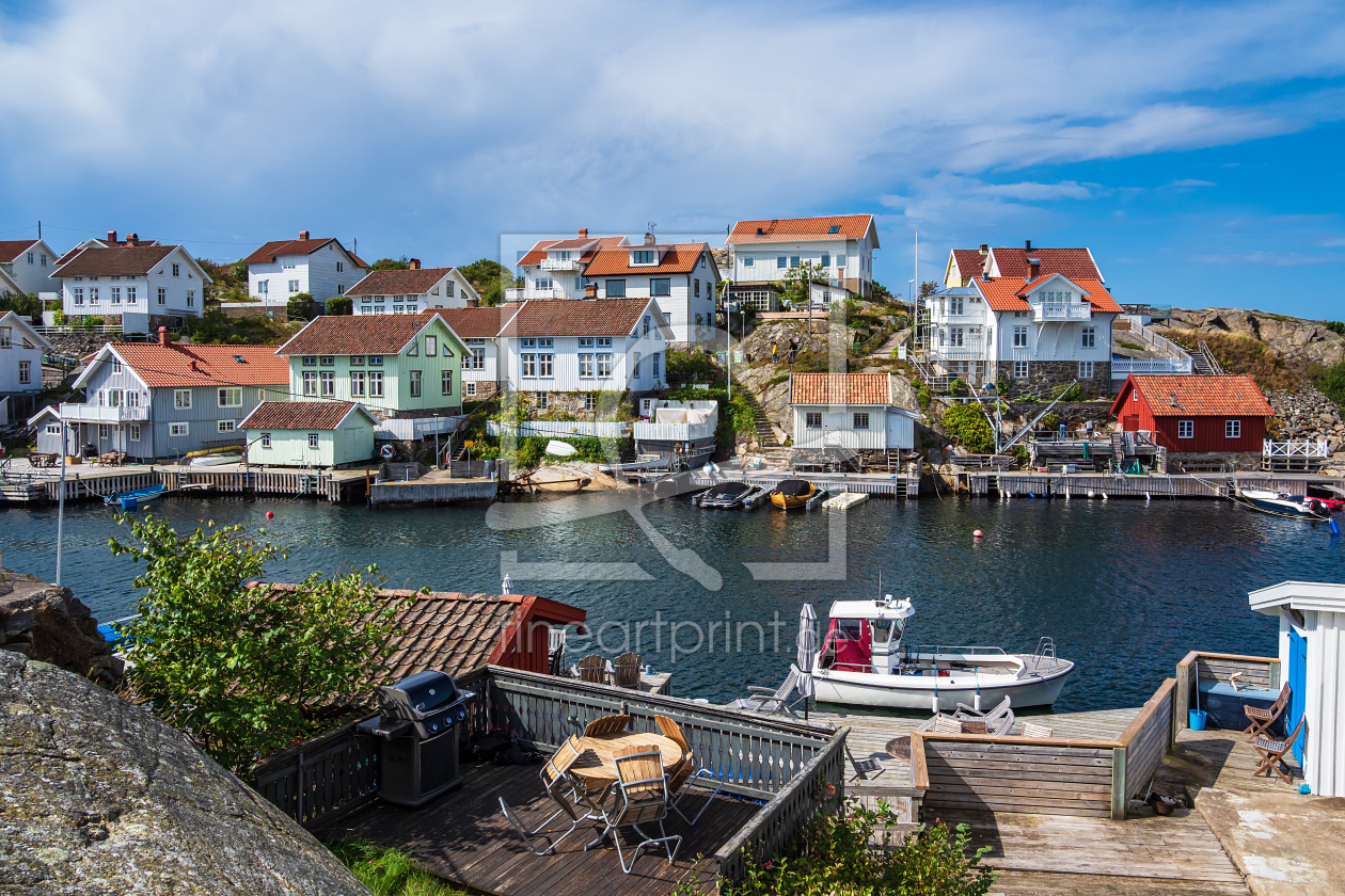 Bild-Nr.: 12166421 Blick auf den Ort Gullholmen in Schweden erstellt von Rico Ködder