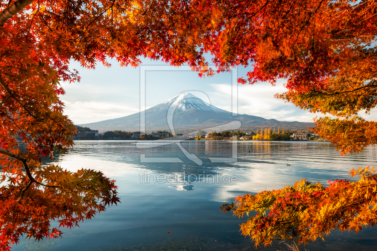 Bild-Nr.: 12167192 Berg Fuji im Herbst erstellt von eyetronic