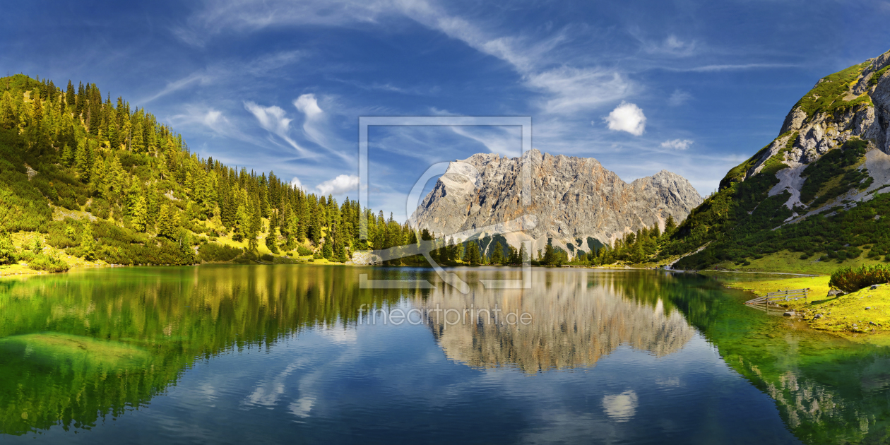 Bild-Nr.: 12186190 Seebensee mit Zugspitze erstellt von Rucker