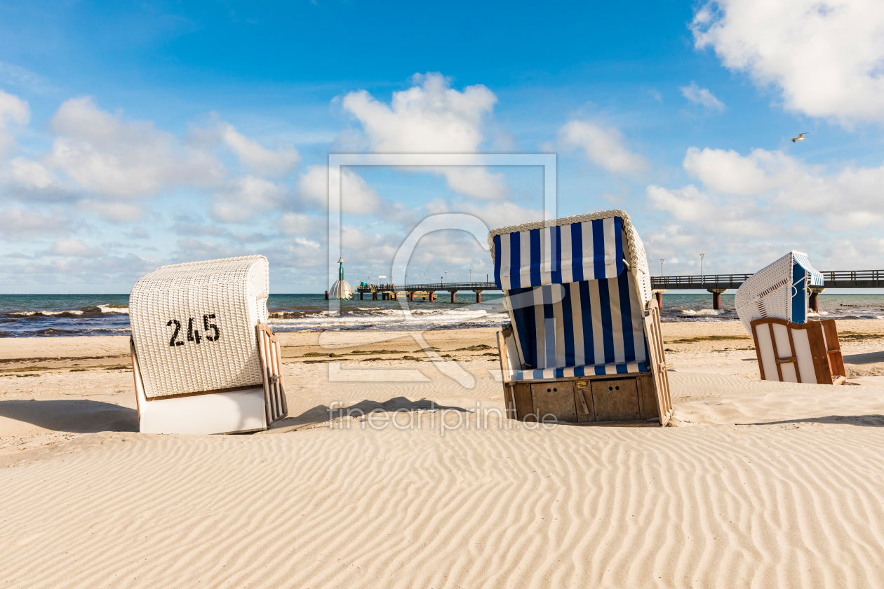 Bild-Nr.: 12201984 Strandkörbe in Zingst an der Ostsee erstellt von dieterich