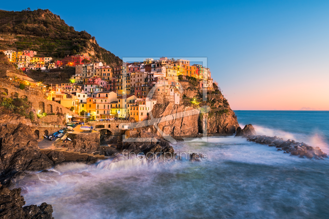 Bild-Nr.: 12202455 Sonnenuntergang in Manarola erstellt von Mapics