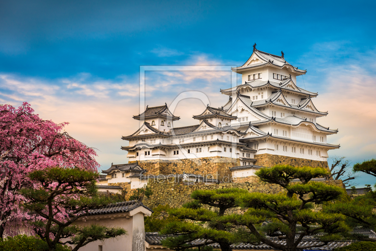 Bild-Nr.: 12202952 Schloss von Himeji in Japan erstellt von Mapics