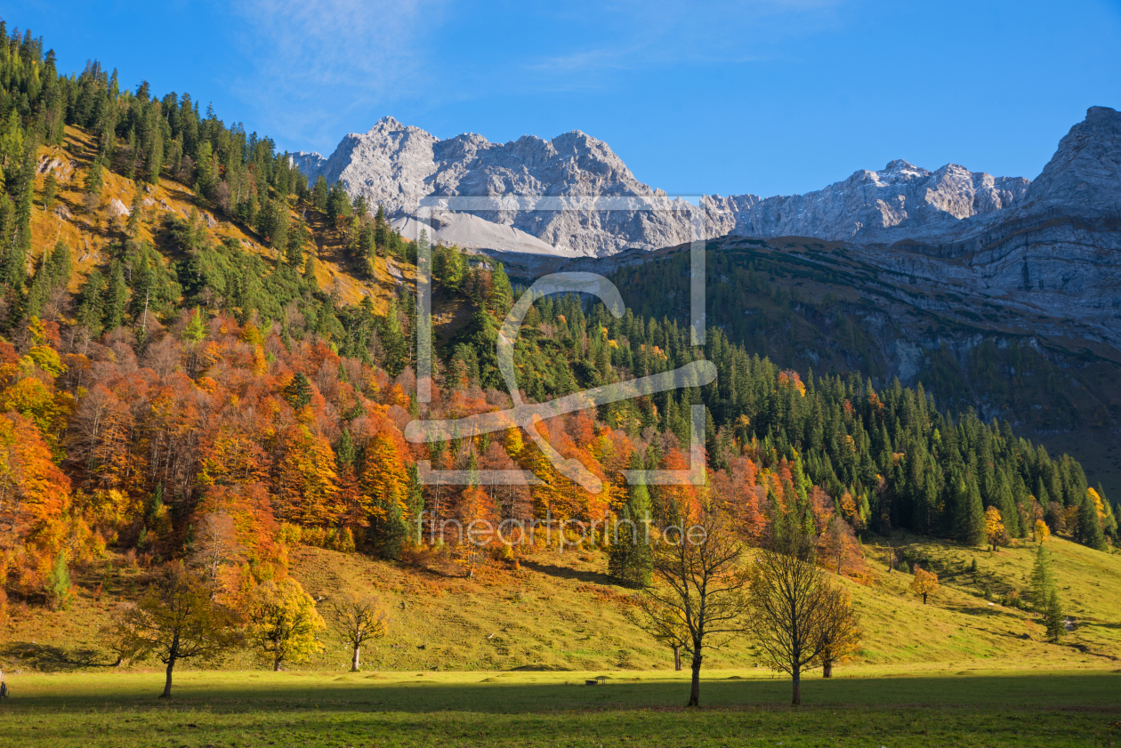 Bild-Nr.: 12204389 Herbstlicher Karwendelwald erstellt von SusaZoom