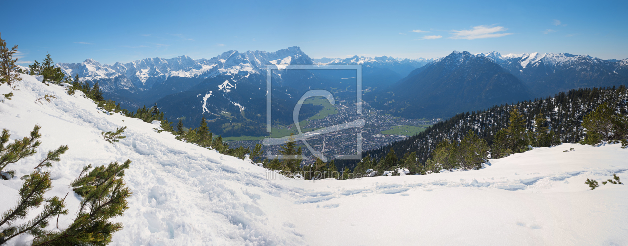 Bild-Nr.: 12204397 Panorama Wank mit Blick auf Garmisch erstellt von SusaZoom