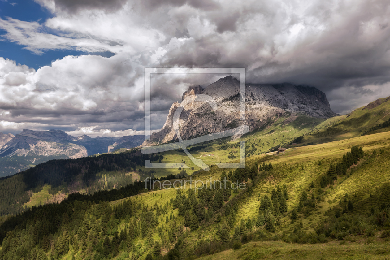 Bild-Nr.: 12209008 Seiser Alm mit Blick auf den Plattkofel erstellt von MartinaW