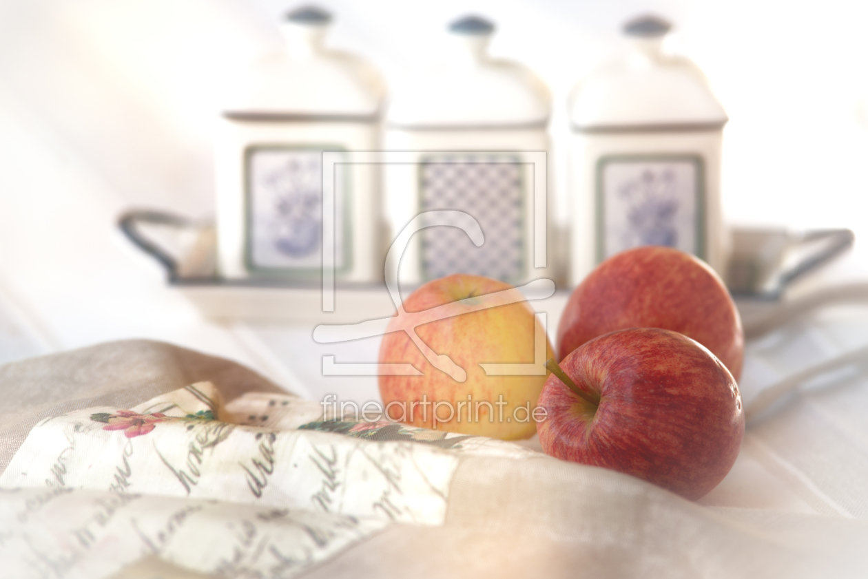 Bild-Nr.: 12209244 Drei Äpfel auf dem Tisch erstellt von Tanja Riedel