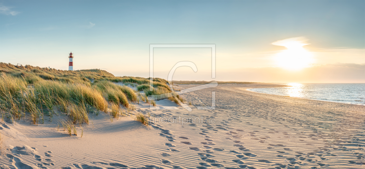 Bild-Nr.: 12218286 Sylt Panorama bei Sonnenuntergang erstellt von eyetronic