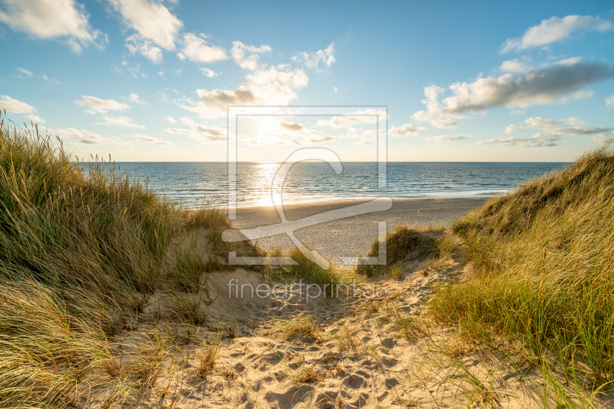 Bild-Nr.: 12218863 Sonnenuntergang am Dünenstrand erstellt von eyetronic