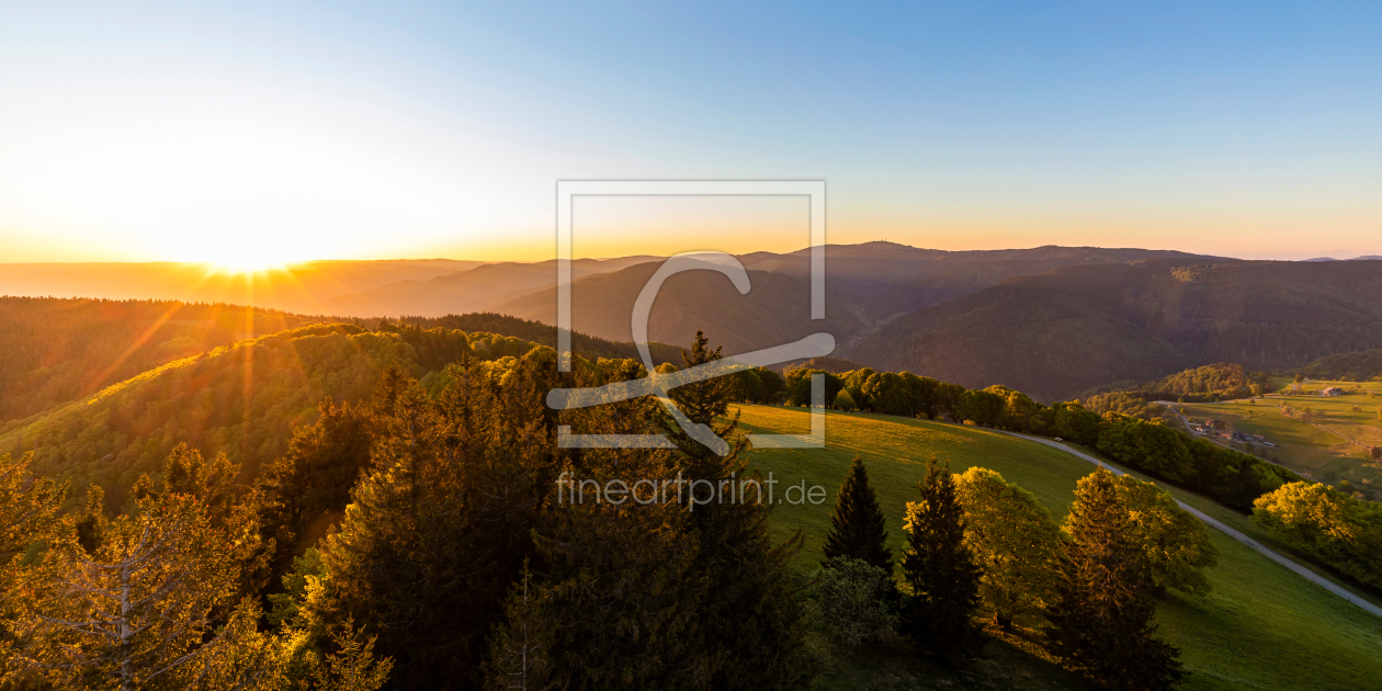 Bild-Nr.: 12220170 Sonnenaufgang am Schauinsland im Schwarzwald erstellt von dieterich