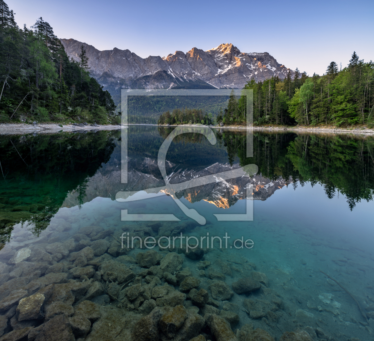 Bild-Nr.: 12221321 Eibsee in Bayern erstellt von Achim Thomae