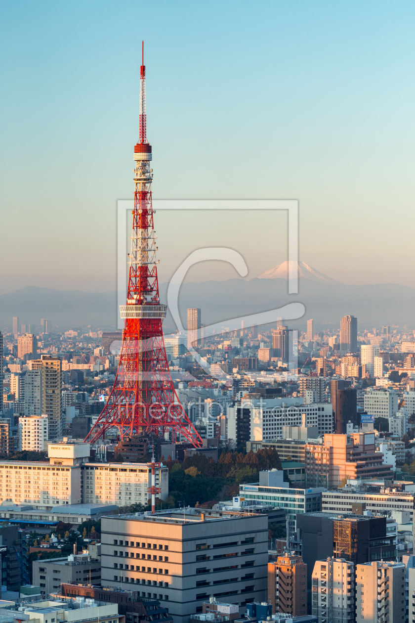 Bild-Nr.: 12227426 Tokyo Tower und Berg Fuji erstellt von eyetronic