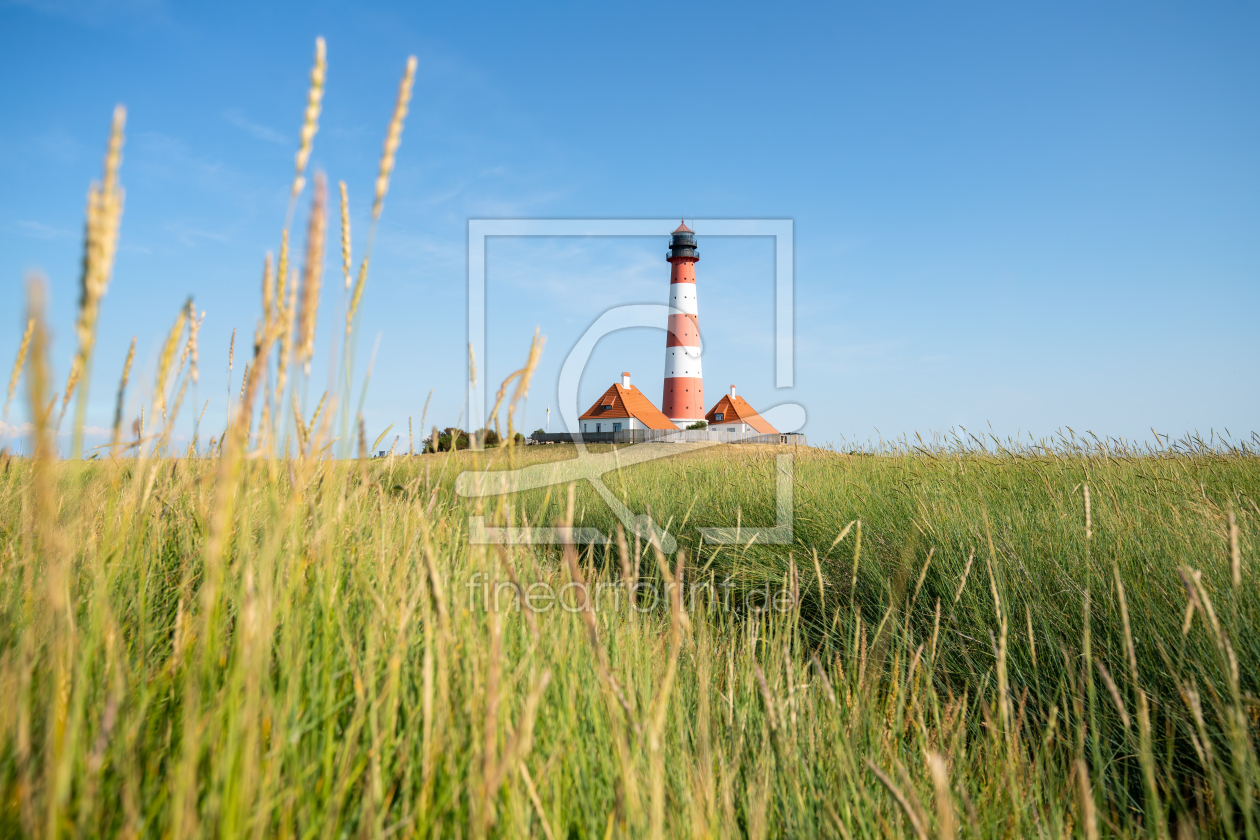 Bild-Nr.: 12230487 Leuchtturm Westerheversand bei Eiderstedt erstellt von eyetronic