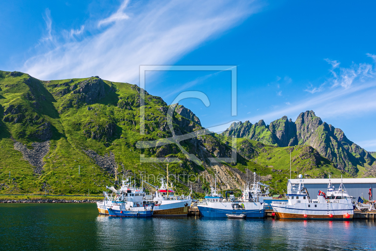 Bild-Nr.: 12231051 Fischerboote auf den Lofoten in Norwegen erstellt von Rico Ködder