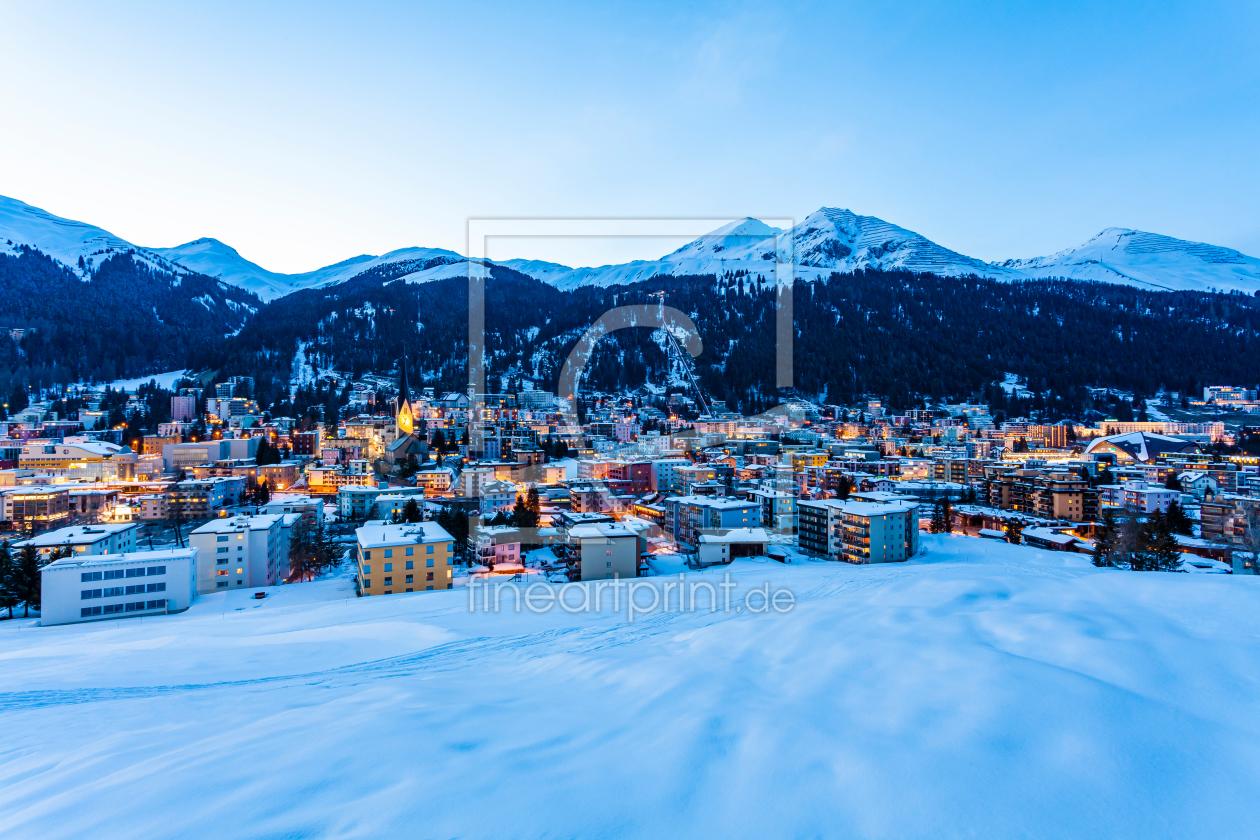 Bild-Nr.: 12234498 Davos in der Schweiz erstellt von dieterich