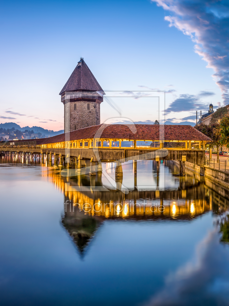 Bild-Nr.: 12235582 Kapellbrücke in Luzern erstellt von eyetronic