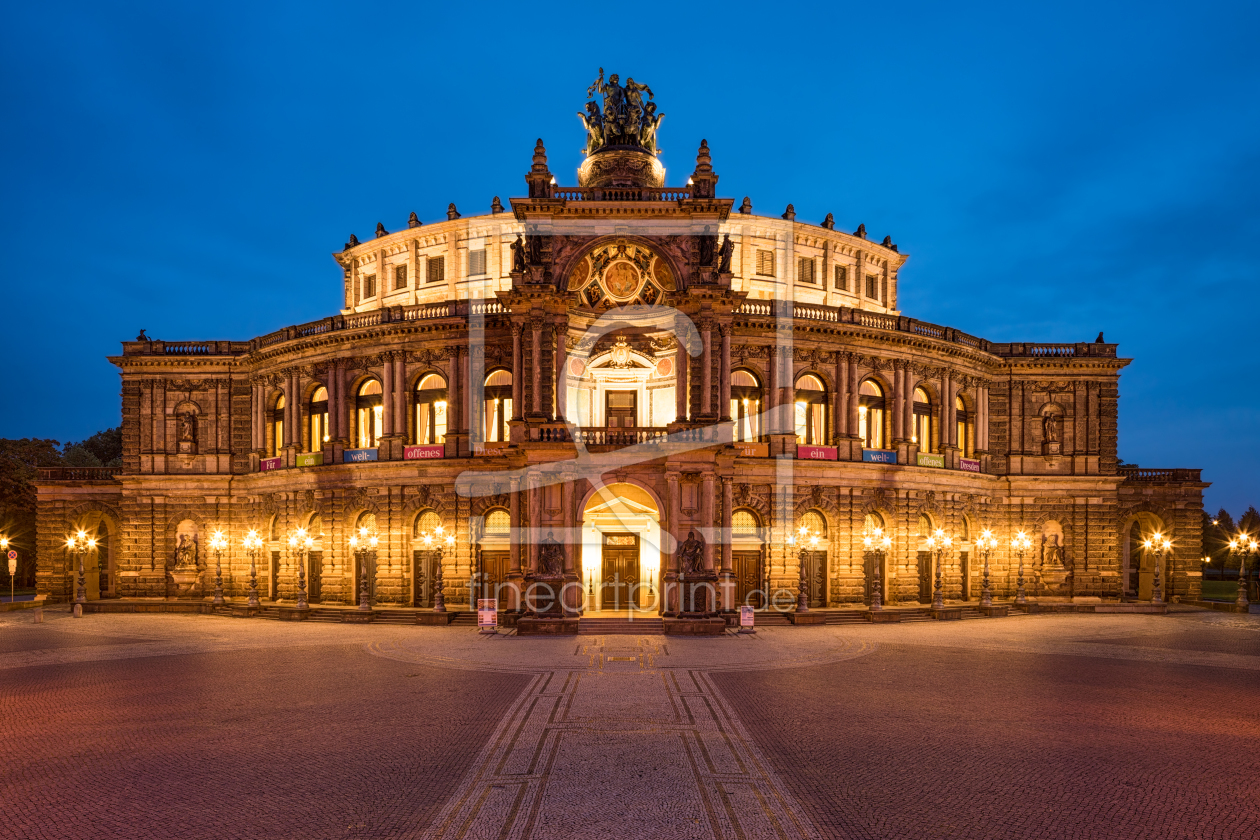 Bild-Nr.: 12236578 Semperoper in Dresden erstellt von eyetronic